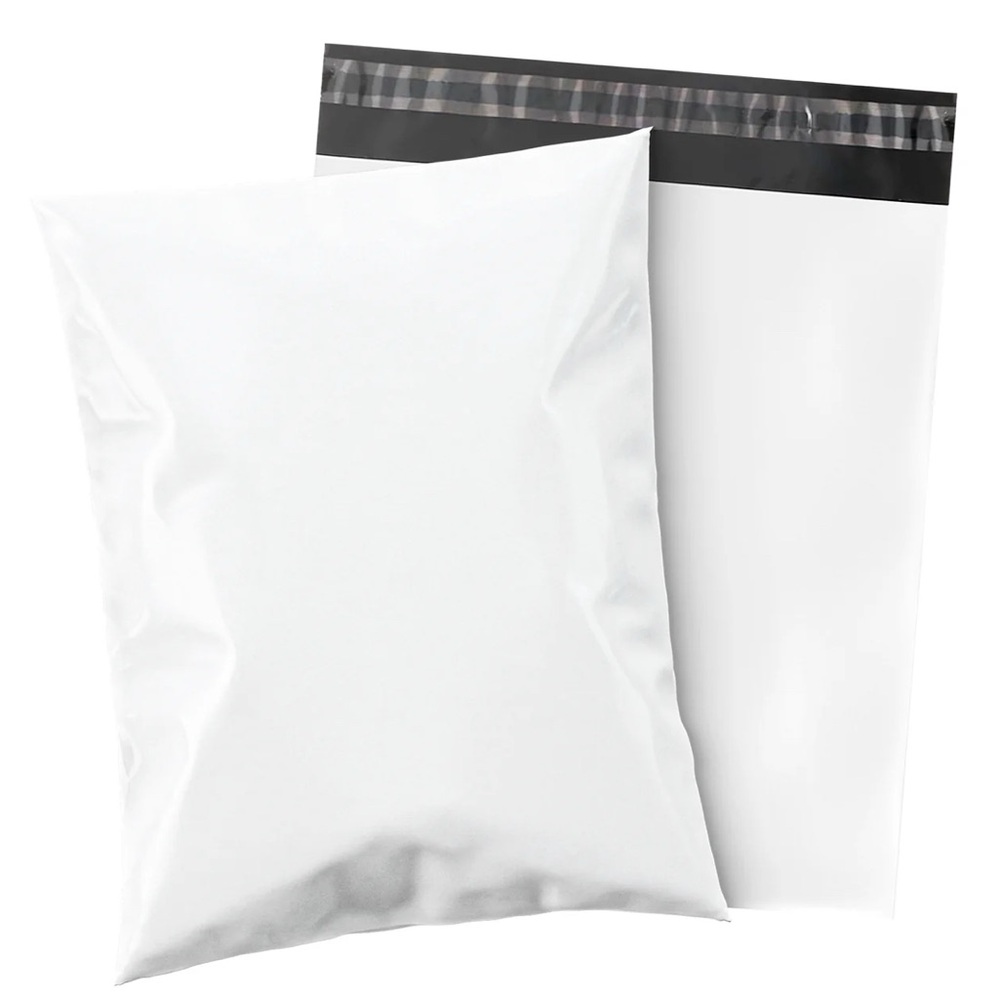 25Pcs. - 12x15.5 Glossy White Poly Bag Mailer Envelopes